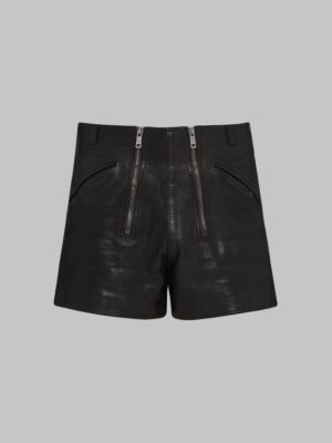 Men Leather Shorts