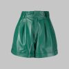 Leather Womens Shorts