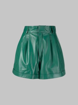 Leather Womens Shorts
