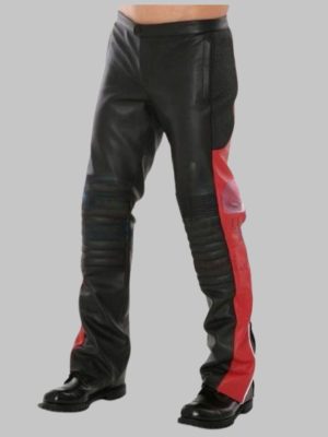 mens leather motorcycle pants